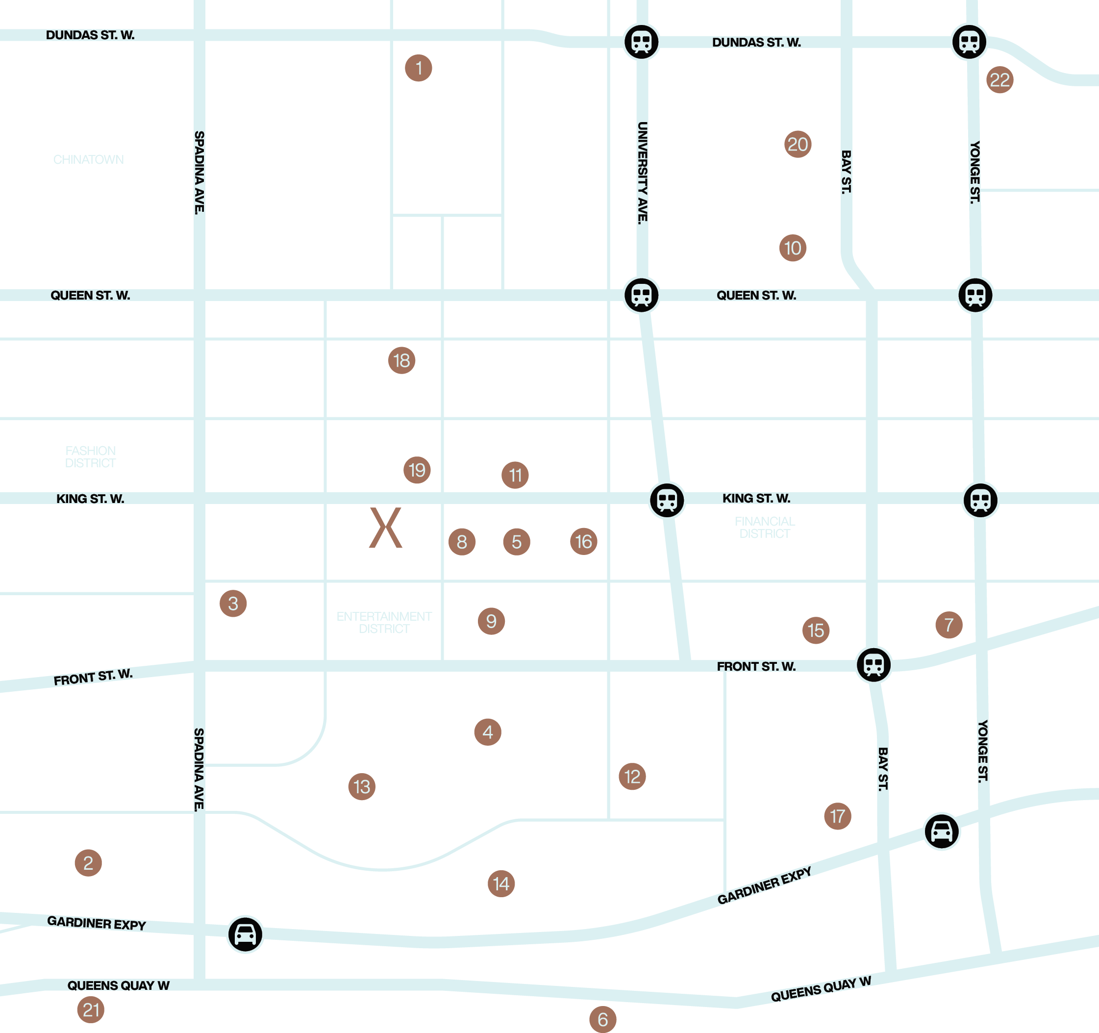 Attractions Map