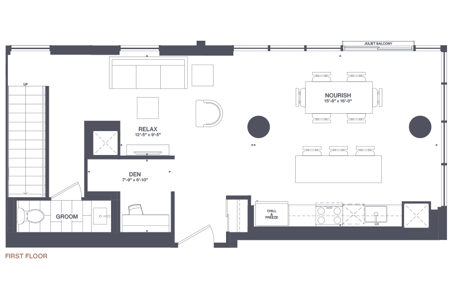 THE MARSHAL, First Floor