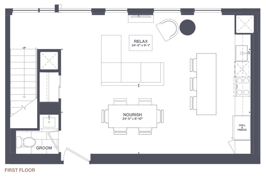 THE SIRE, First Floor