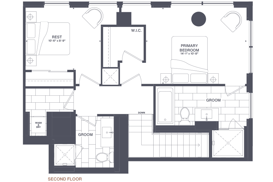 THE STEWARD, Second Floor